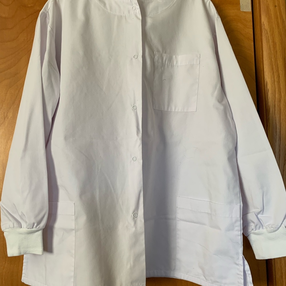 White Women's Button-Up Top